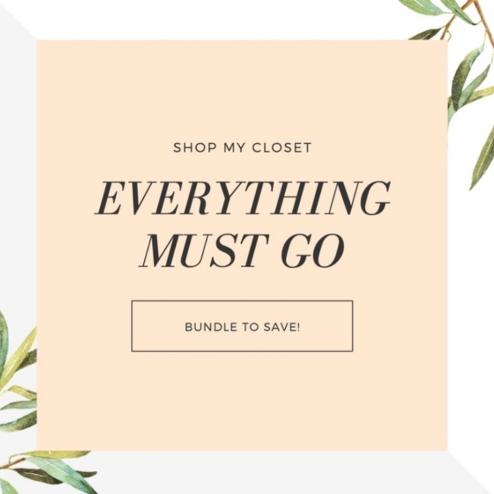 Make an offer! Trying to clear out closet